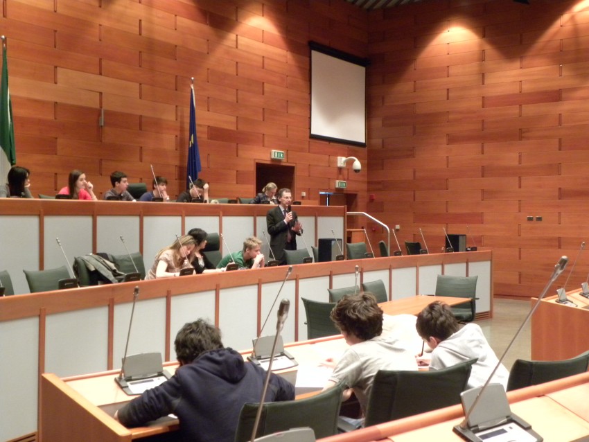 Visita in Assemblea Legislativa degli studenti del Liceo Galvani.