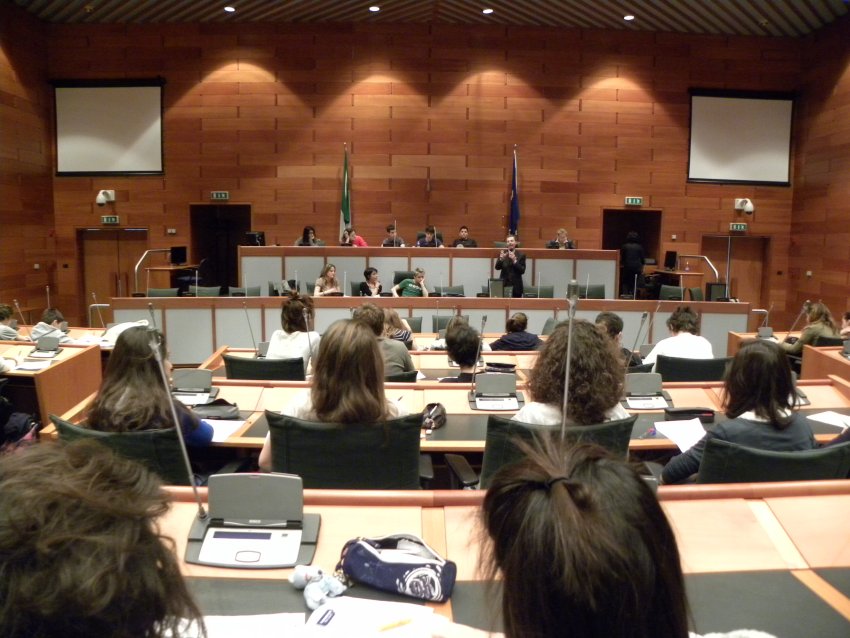 Visita in Assemblea Legislativa degli studenti del Liceo Galvani.