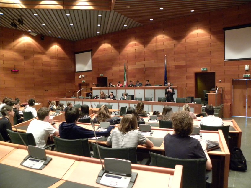 Visita in Assemblea Legislativa degli studenti del Liceo Galvani.