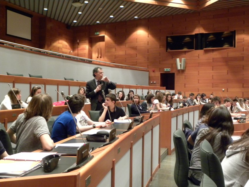Visita in Assemblea Legislativa degli studenti del Liceo Galvani.