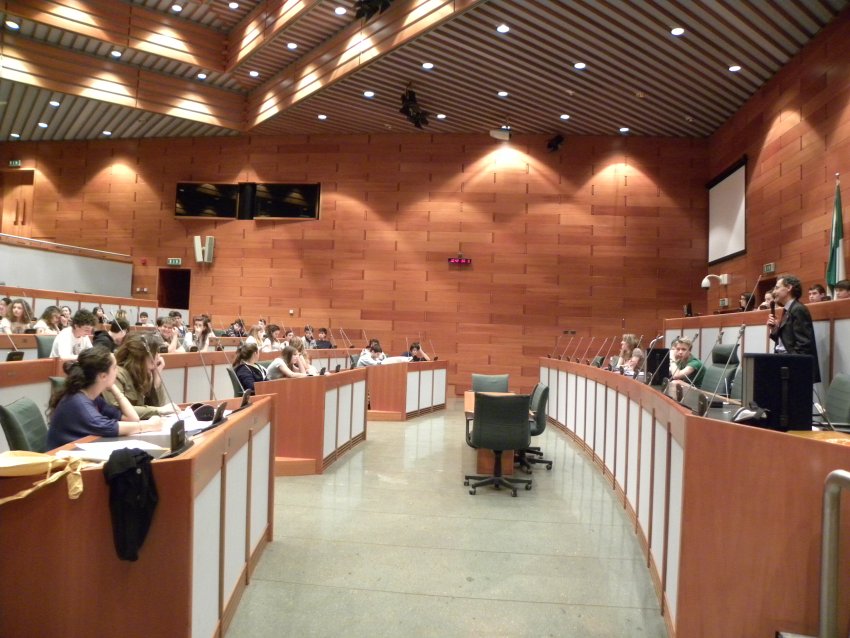 Visita in Assemblea Legislativa degli studenti del Liceo Galvani.