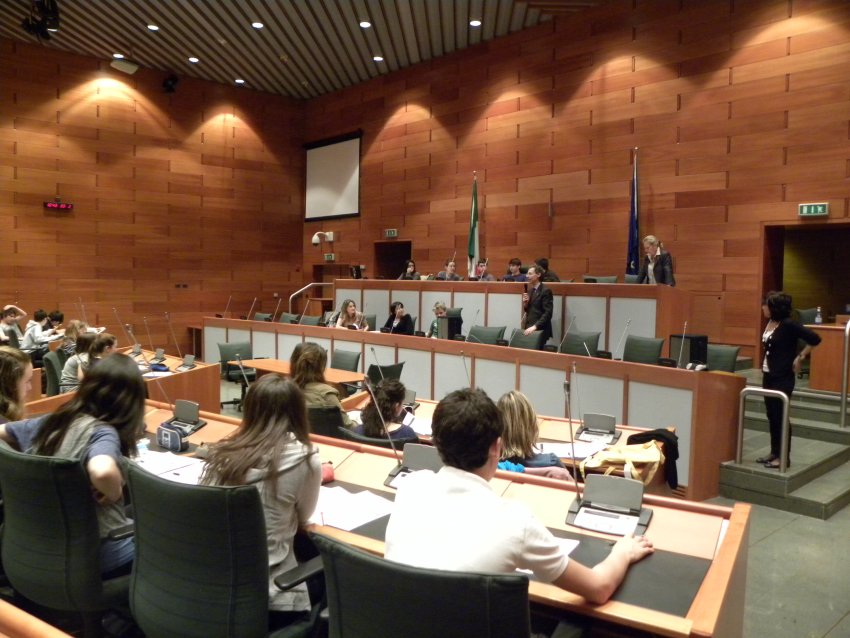 Visita in Assemblea Legislativa degli studenti del Liceo Galvani.