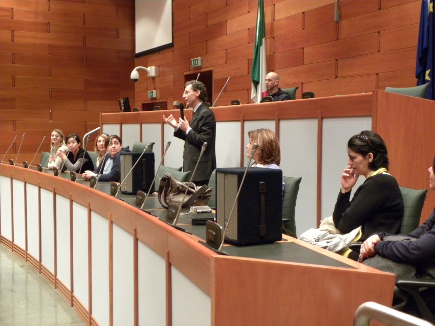 Visita in Assemblea Legislativa degli studenti della Scuola Morandi.