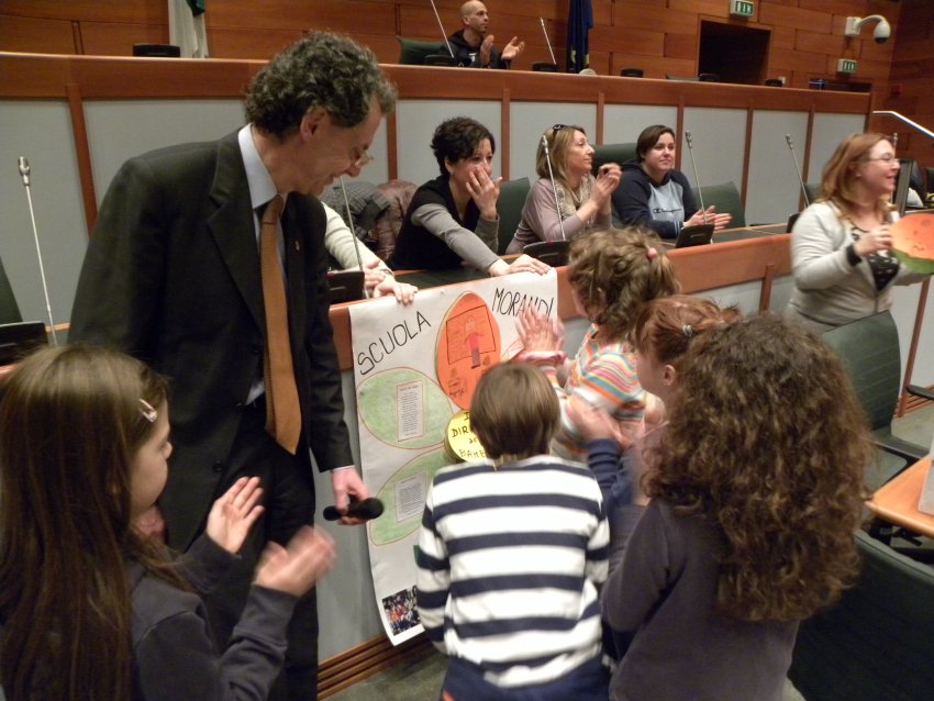 Visita in Assemblea Legislativa degli studenti della Scuola Morandi.