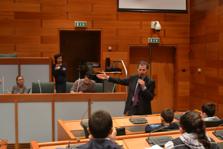 Incontro con gli studenti della scuola elementare Iqbal Masih di Ravenna