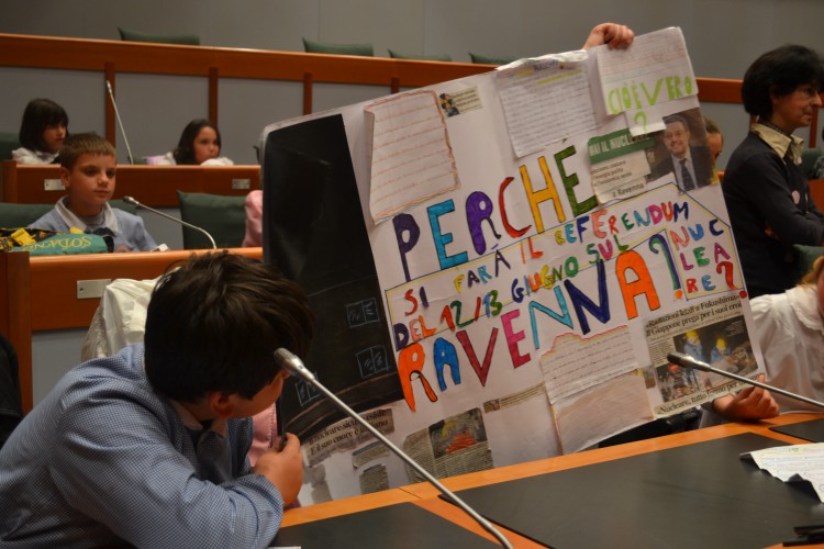 Incontro con gli studenti della scuola elementare Iqbal Masih di Ravenna