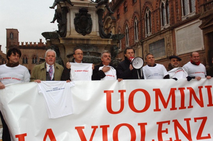Piazza del Nettuno [Uomini contro violenza alle donne]
