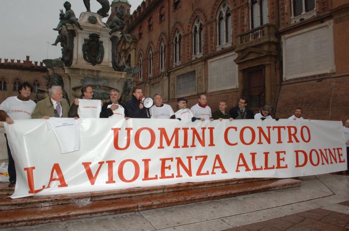 Piazza del Nettuno [Uomini contro violenza alle donne]