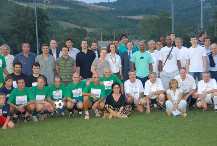 Sera d'estate a Casalecchio in ricordo dell'amico e maestro Grandi, tutta la Virtus 2007