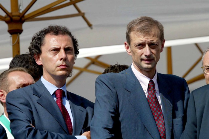 Sul palco il segretario DS Piero Fassino