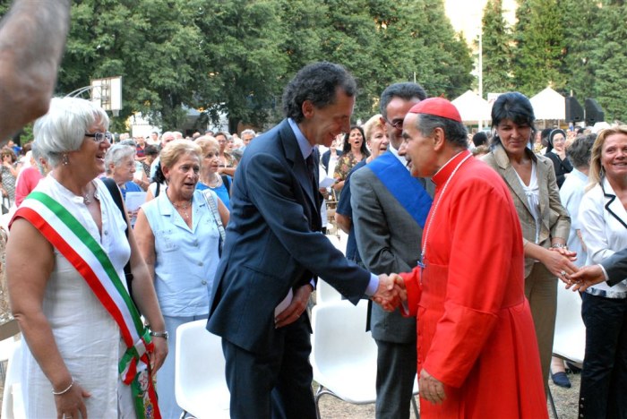 Il saluto al Cardinale